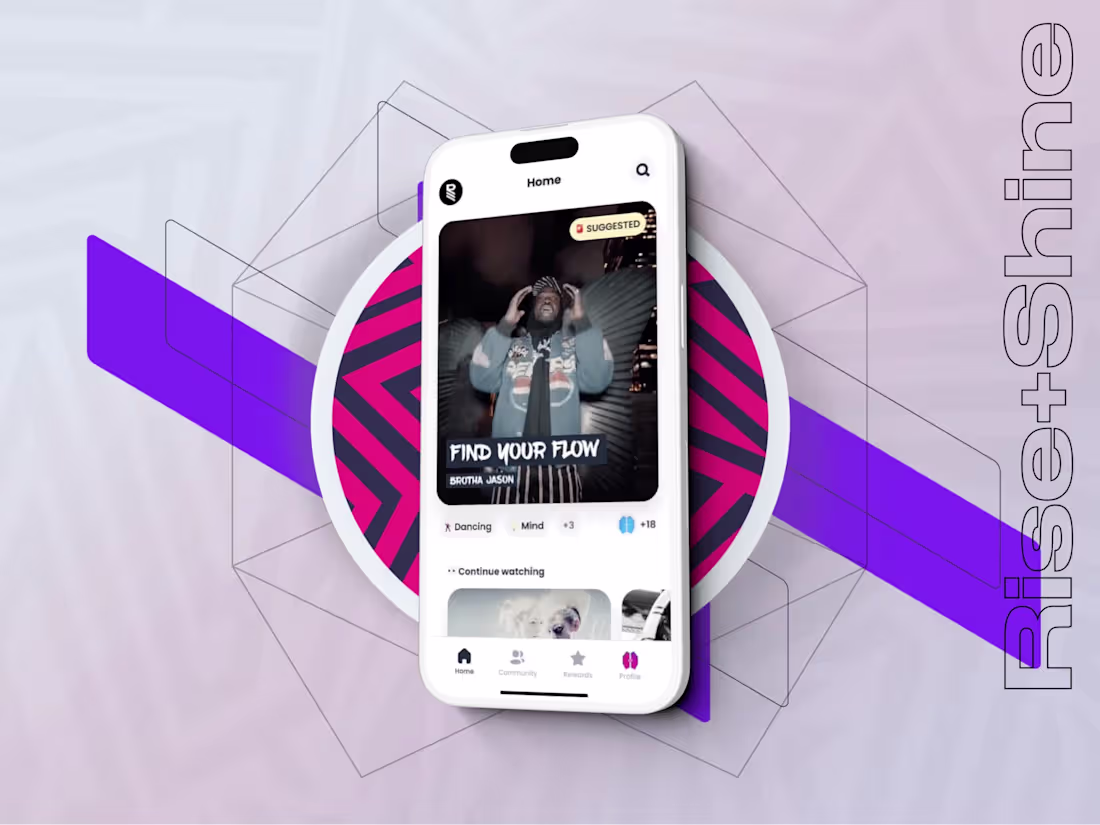 Cover image for Rise+Shine - MVP mobile prototype