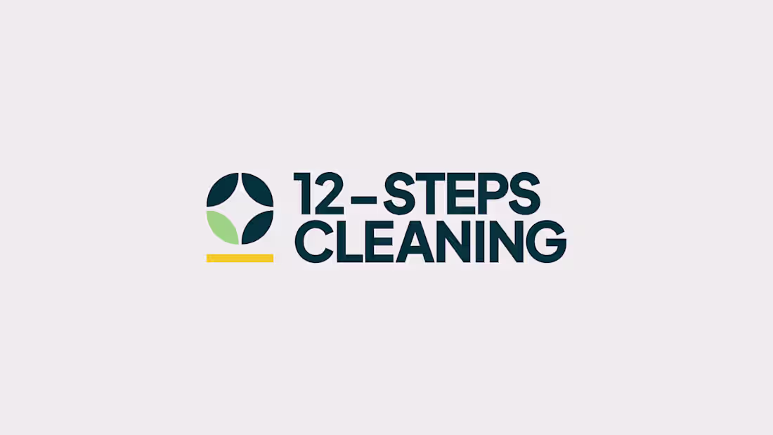 Cover image for 12 Steps Cleaning features a