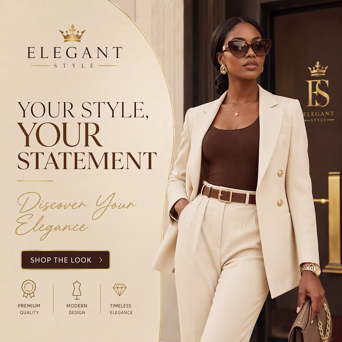 Cover image for A stunning, elegant luxury outfit