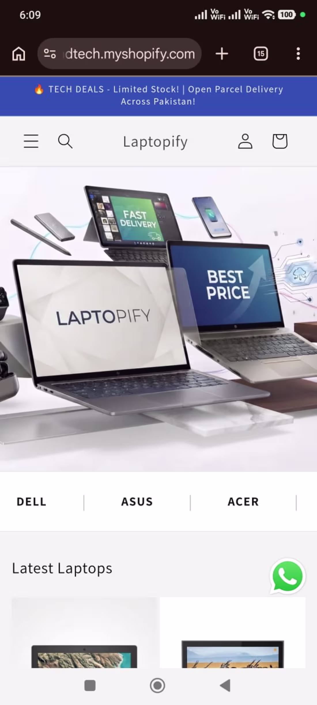 Cover image for Laptopify(Laptops and Electronics) Project: Laptopify — Shop...