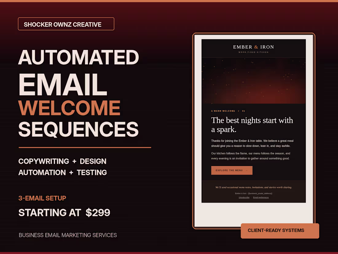 Cover image for 3-Email Welcome Automation Setup