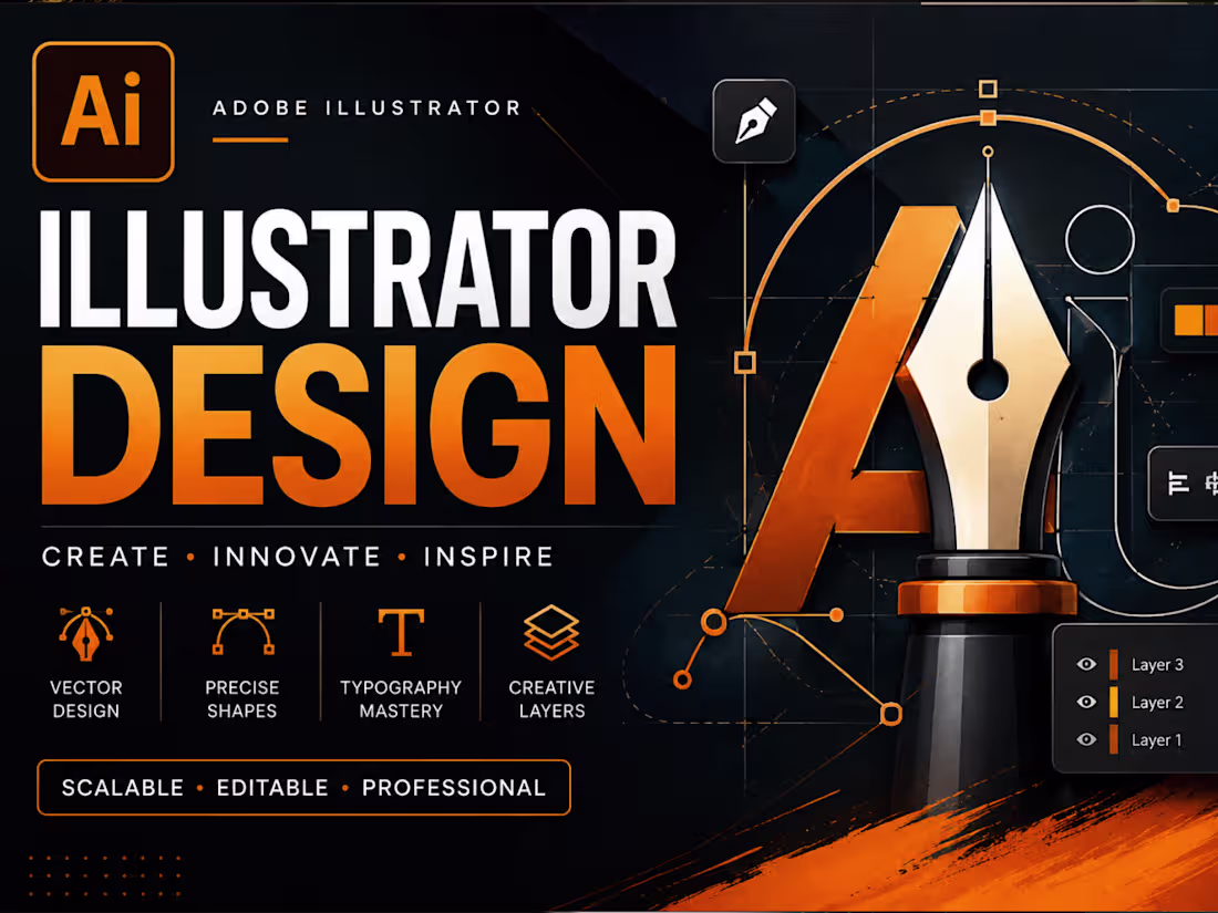 Cover image for Professional Digital Illustration Design