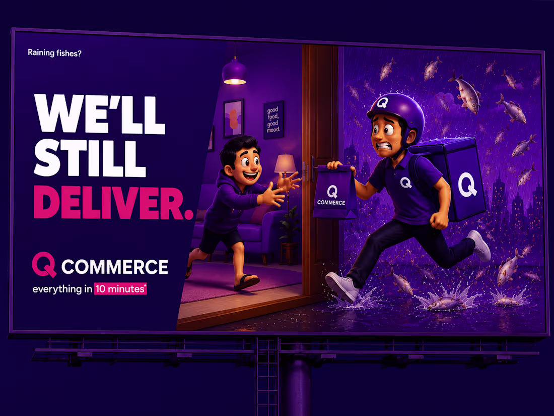 Cover image for Billboard Ad- Quick Commerce Brand