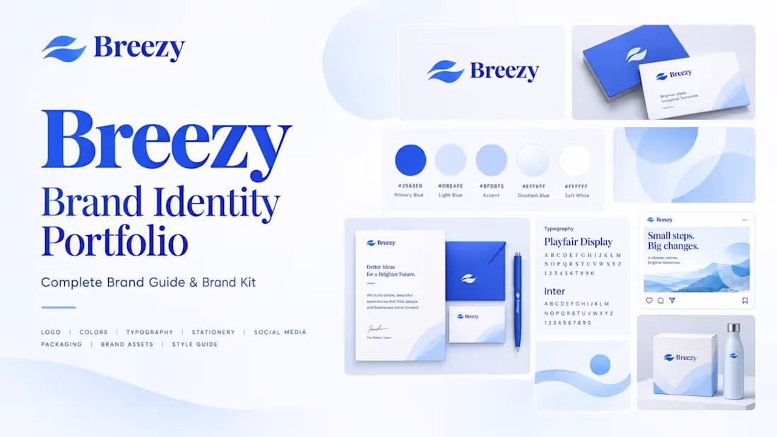 Cover image for Complete brand identity portfolio for