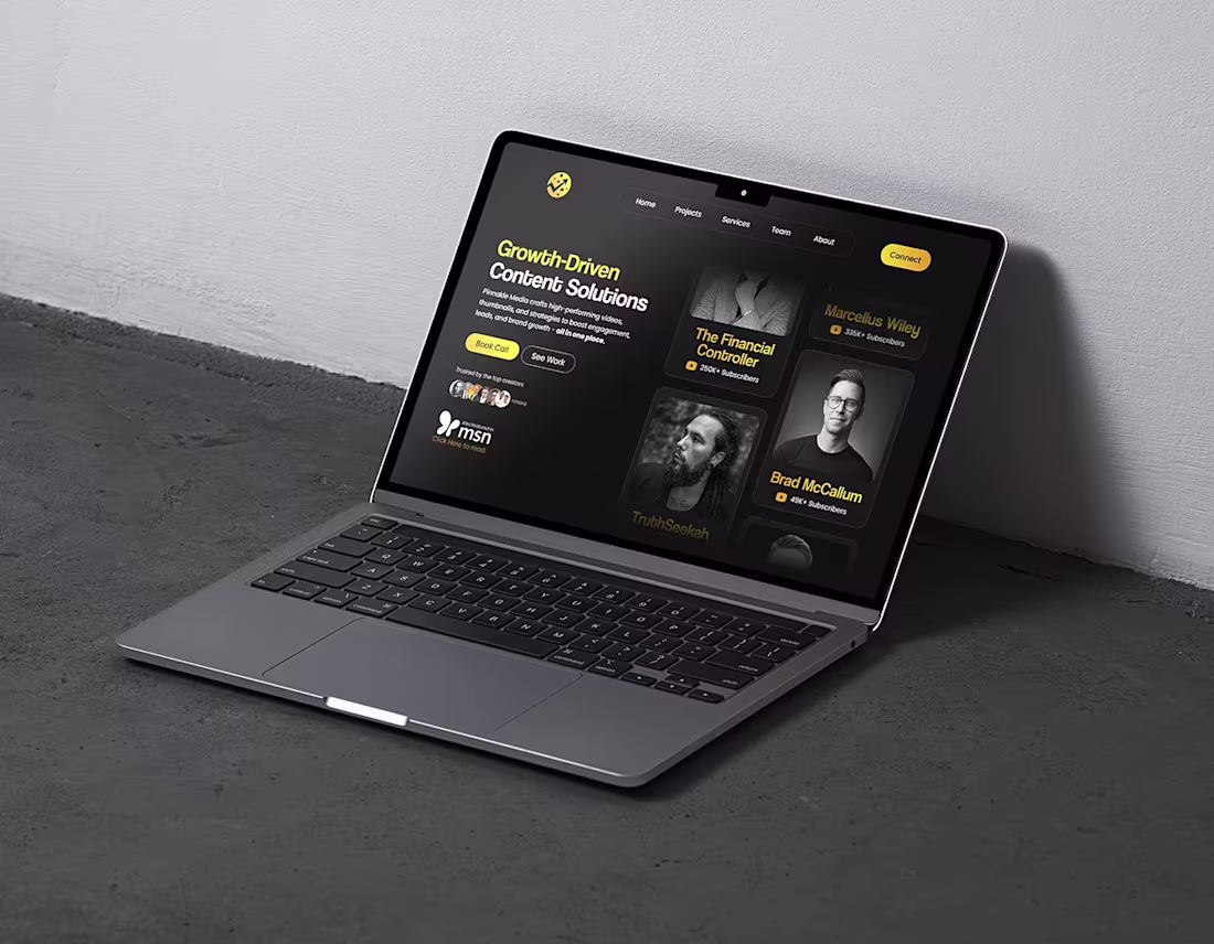 Cover image for PINNAKLE MEDIA — WEBSITE & BRANDING In early 2025, Prateek a...