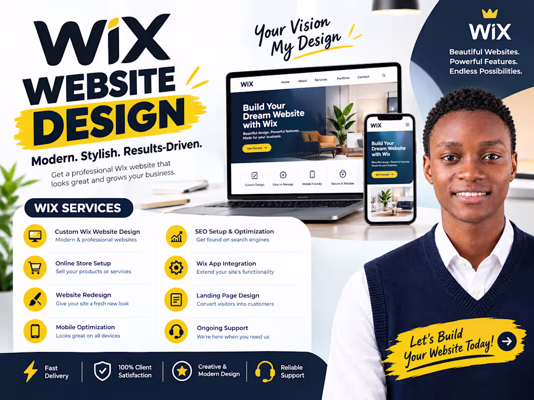 Cover image for Wix Website Design, Redesign, Development & Wix Studio Expert