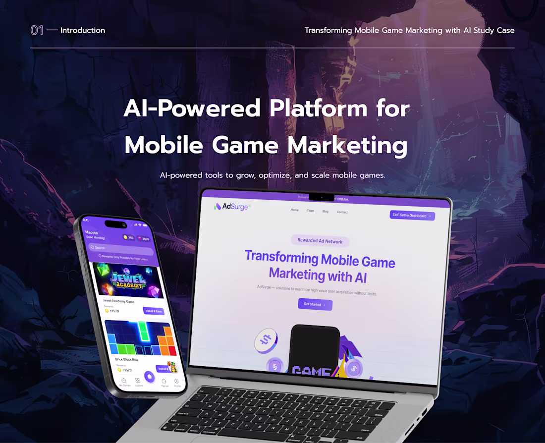 Cover image for AI-Powered Platform for Mobile game Marketing