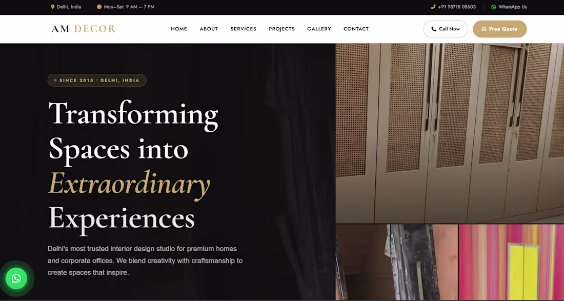 Cover image for AM DECOR – Premium Interior