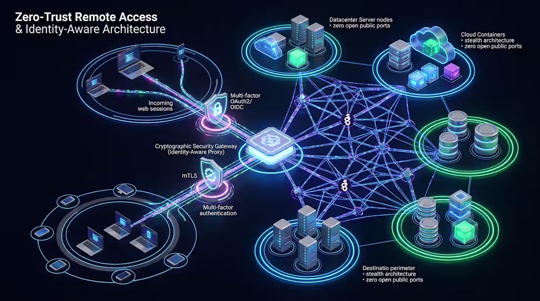 Cover image for Zero-Trust Remote Access & Identity-Aware Architecture
