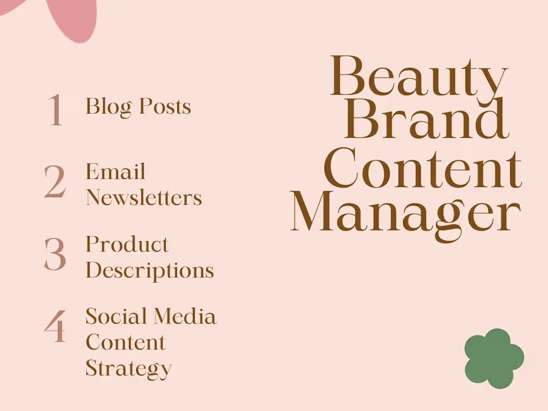 Cover image for Content Marketing For Beauty & Wellness Brand