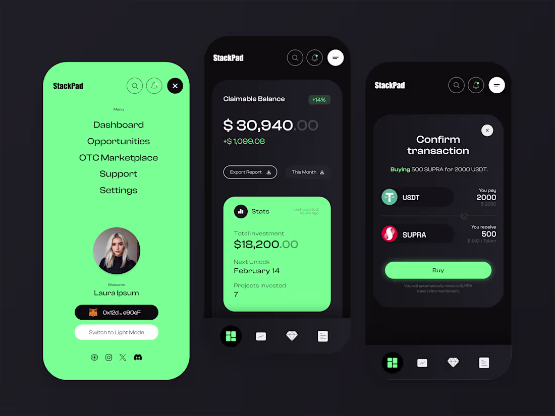 Cover image for StackPad - Investment dashboard