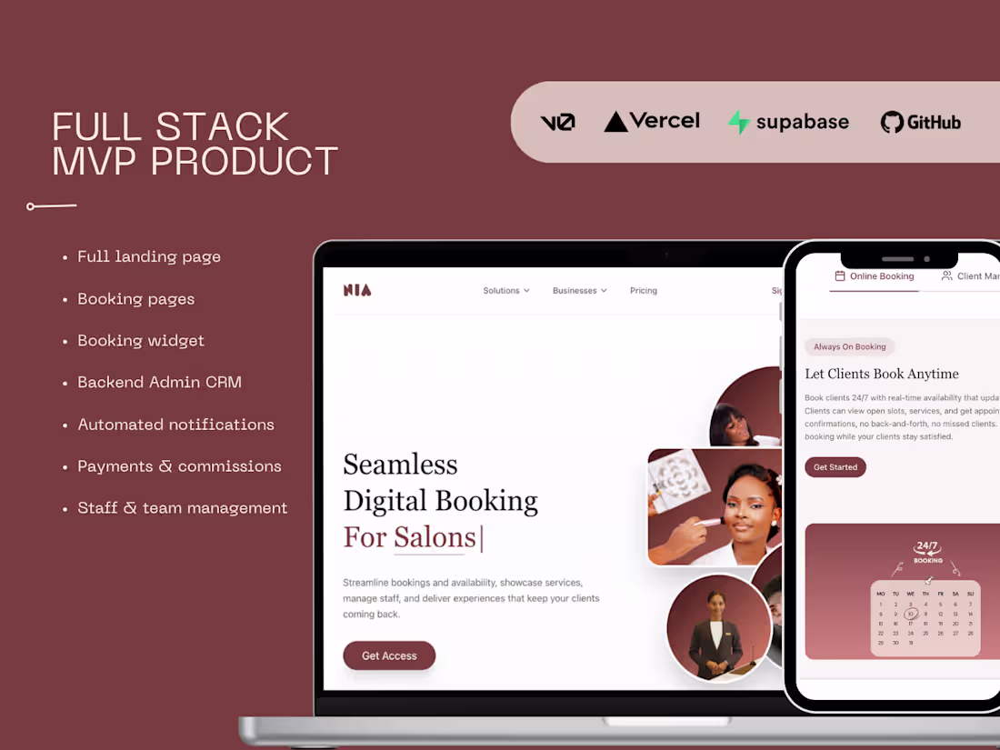 Cover image for An modern and full-stack website