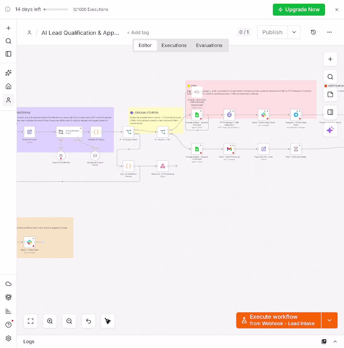 Cover image for Project Title
Automated AI Lead Qualification
