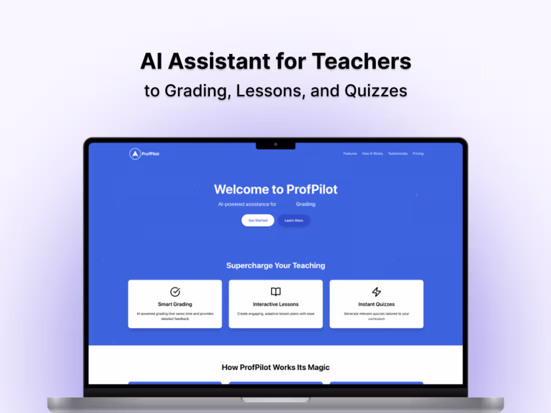 Cover image for AI powered assistance for teachers!