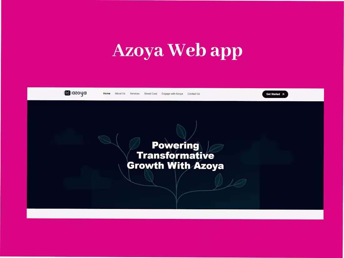Cover image for Azoya

Project description

Azoya is a modern