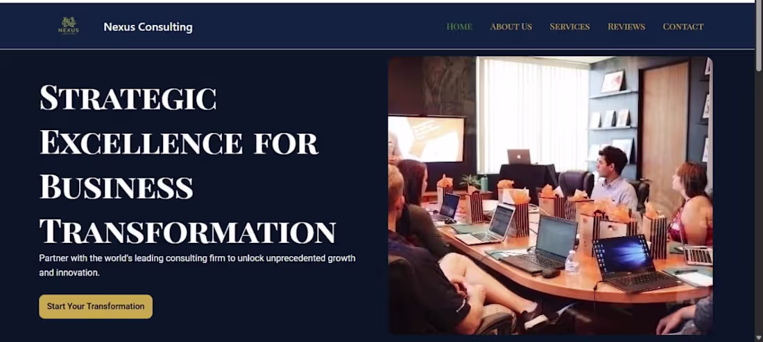 Cover image for The Nexus Law Firm website