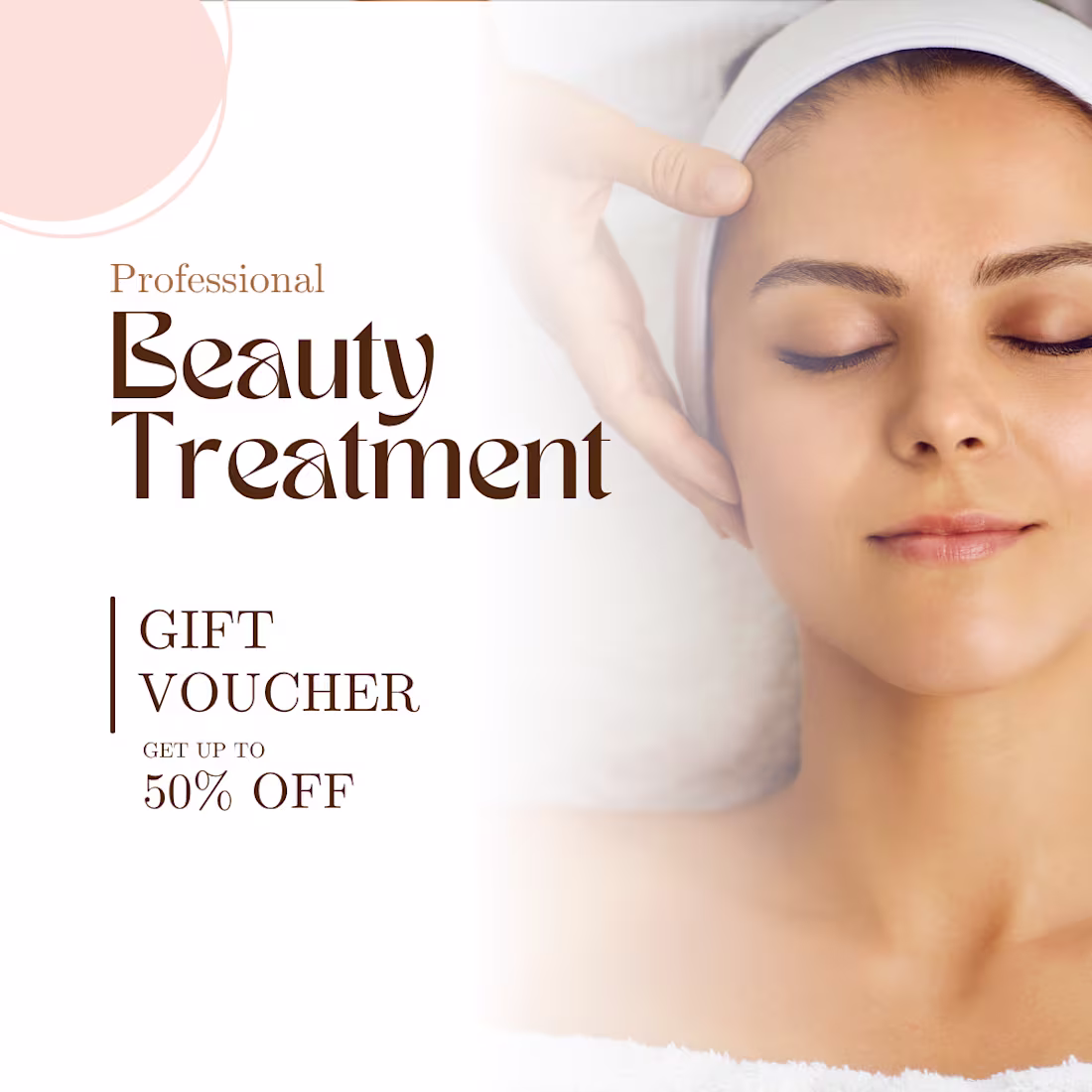 Cover image for BEAUTY TREATMENT SOCIAL MEDIA POSTER