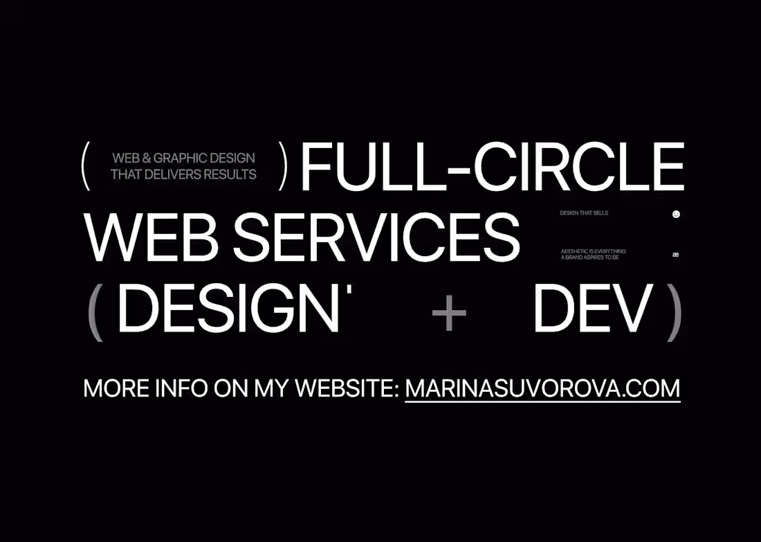 Cover image for Website (Design + Development)