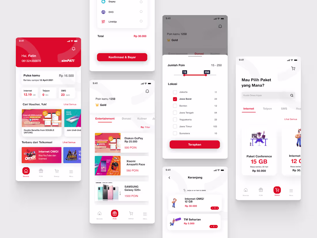 Cover image for MyTelkomsel App Redesign