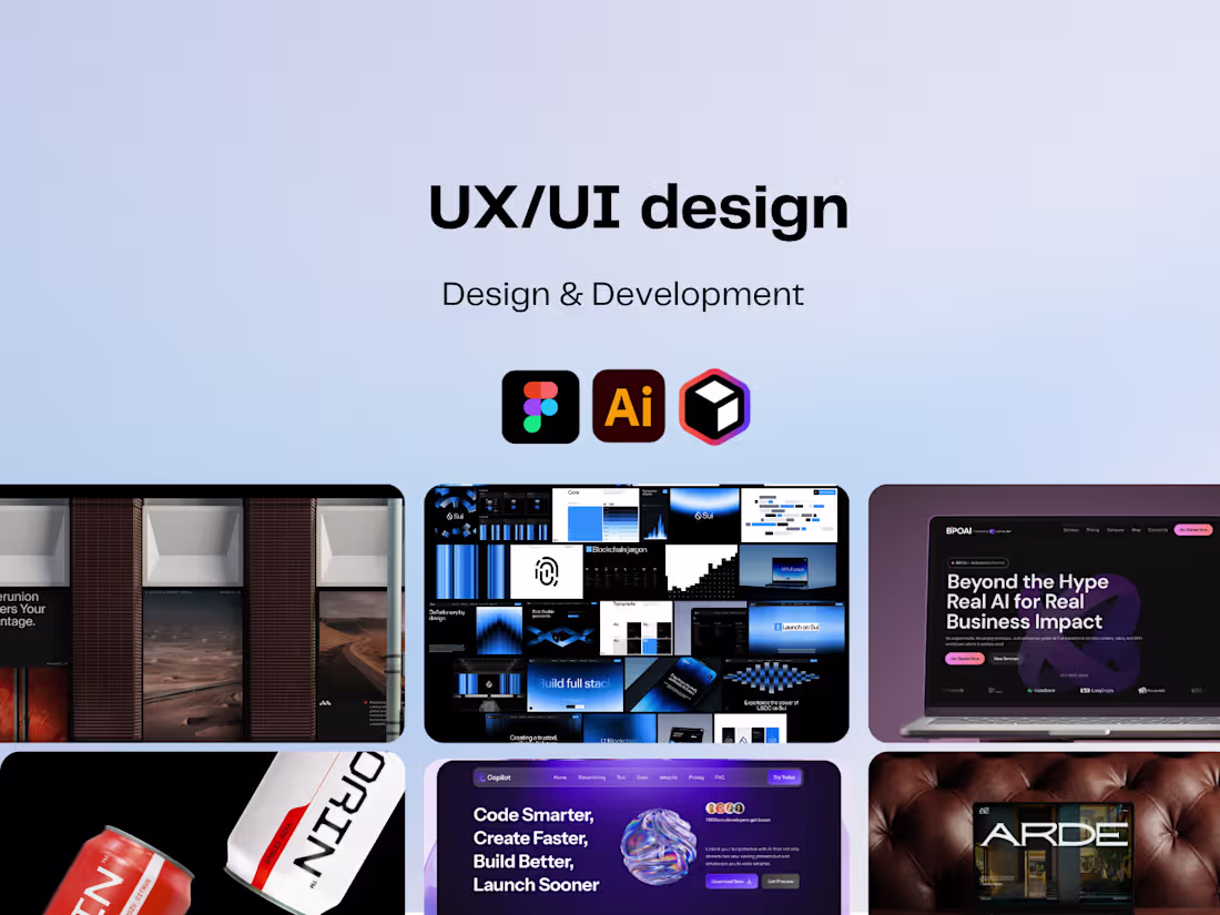Cover image for Custom UX/UI Design