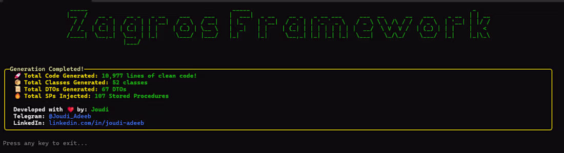 Cover image for Zagros Framework | Scaffolding Tool CLI And Powerful Code Ge...