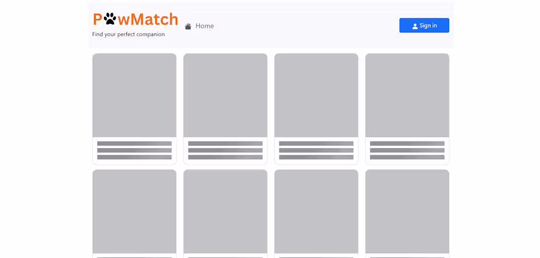 Cover image for PawMatch - Shelter Adoption App