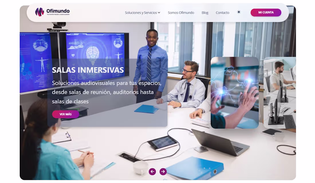 Cover image for Corporate website redesign focused on