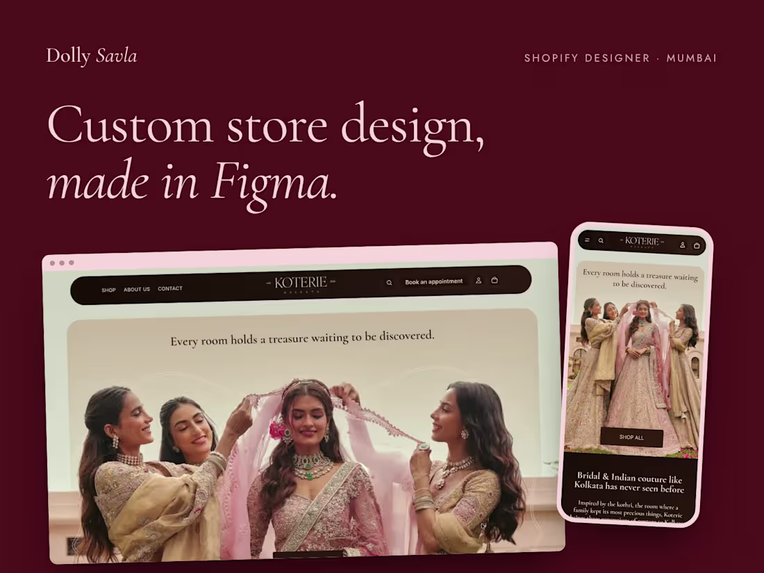Cover image for Custom Store Design in Figma