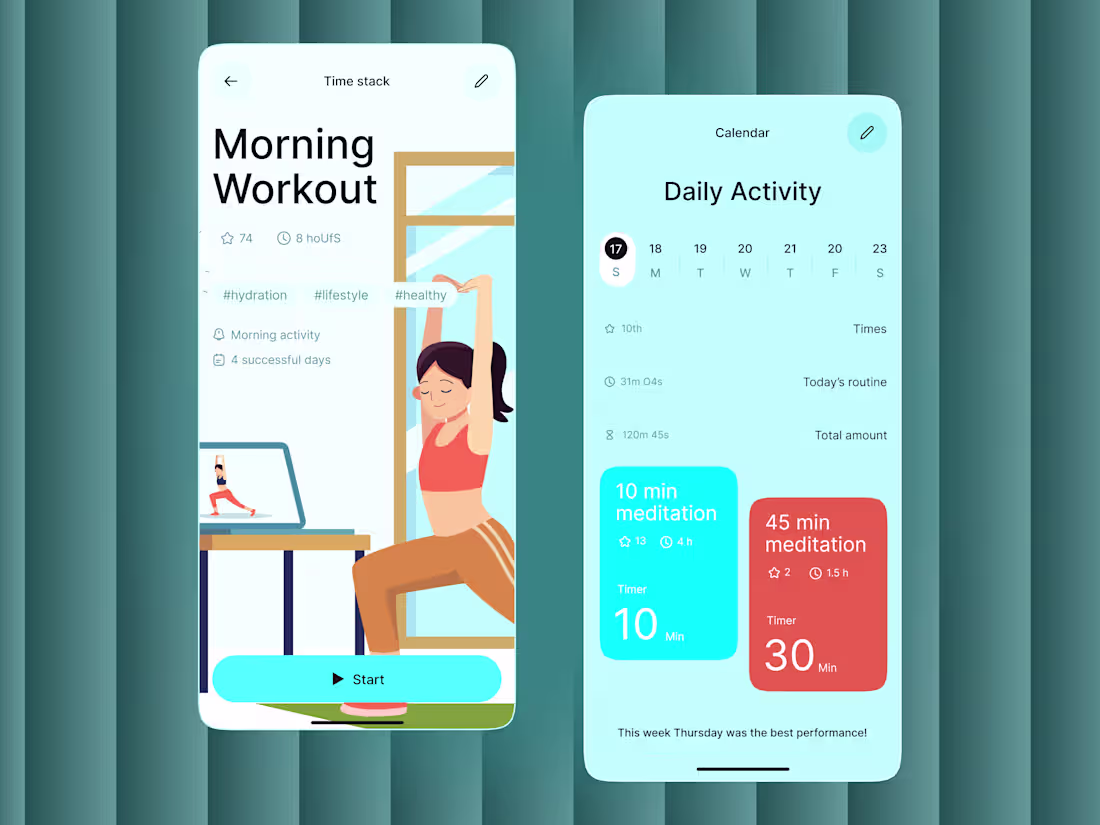 Cover image for Routine Hero Wellbeing App Development