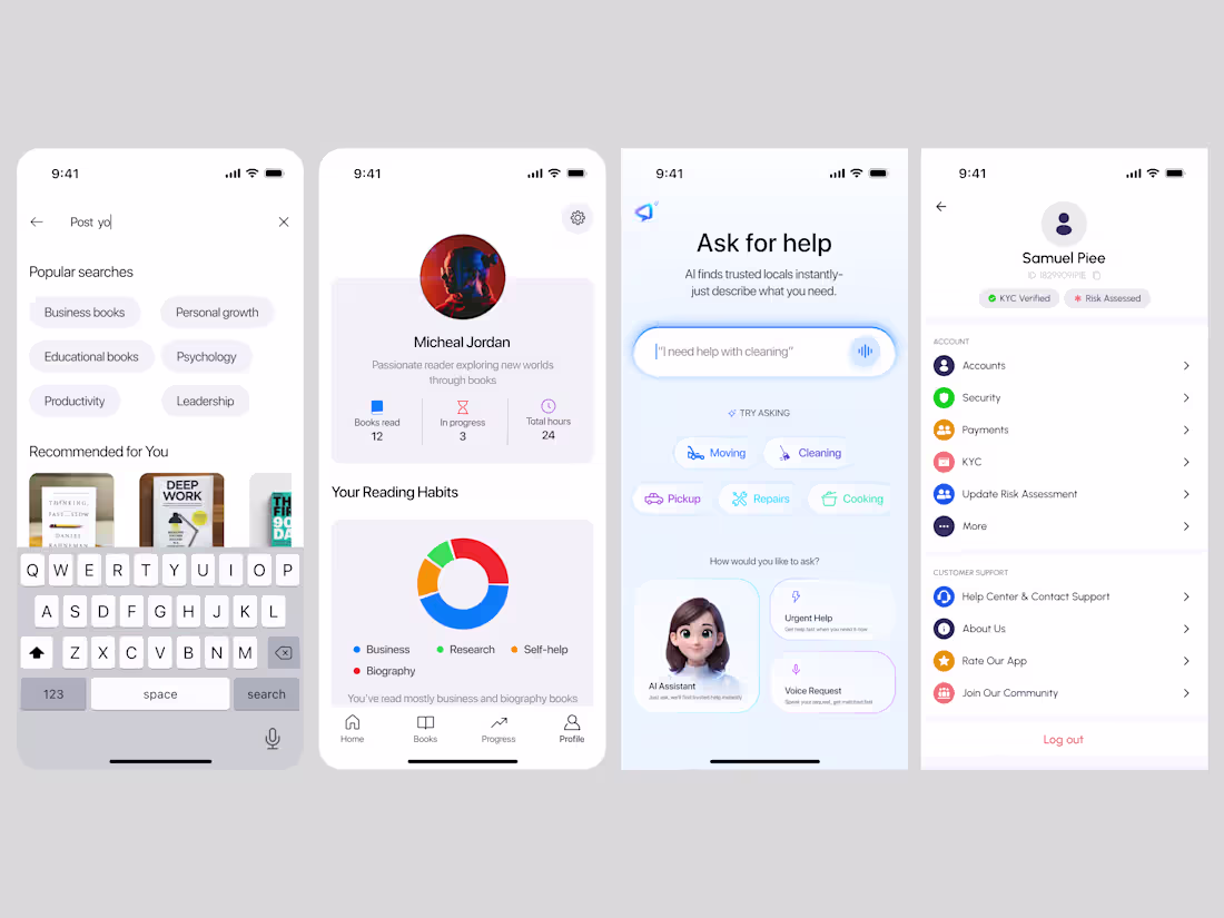 Cover image for Mobile App UI/UX Design
