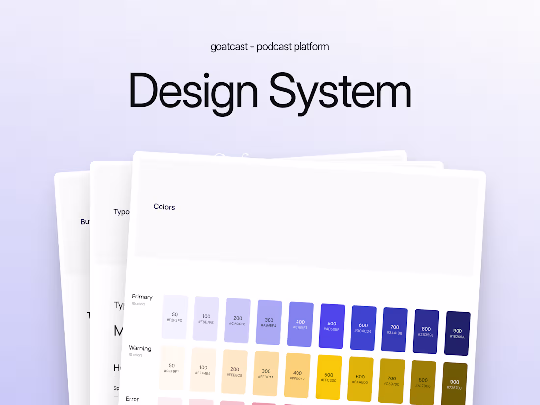 Cover image for Goatcast.fm Design System