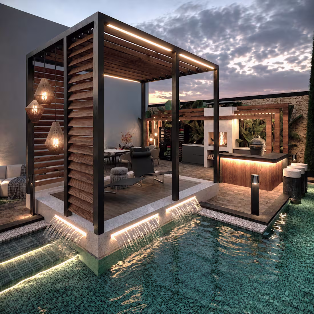 Cover image for Egypt private Villa backyard