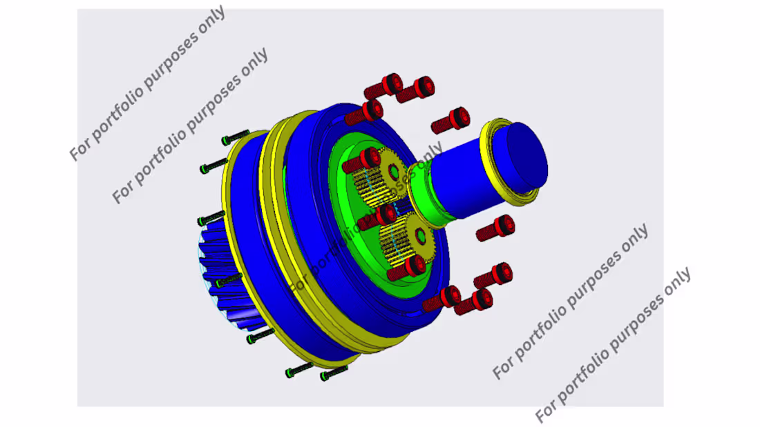 Cover image for Planetary Gearbox Internal Assembly -