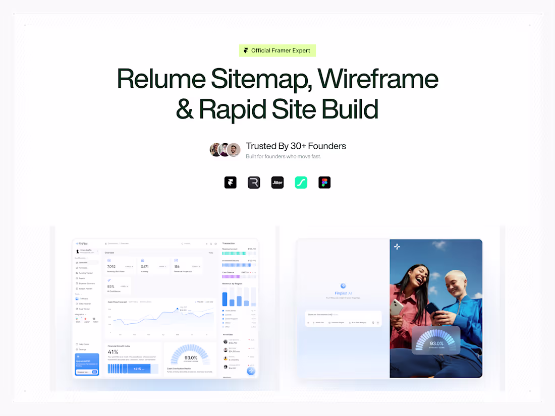 Cover image for Relume Sitemap, Wireframe & Rapid Site Build