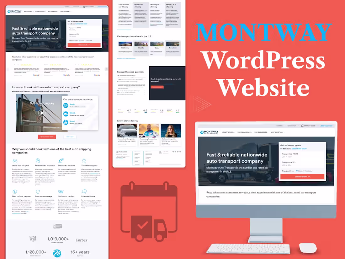 Cover image for Montway | Wordpress Website