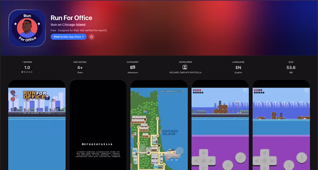 Cover image for A game built for political