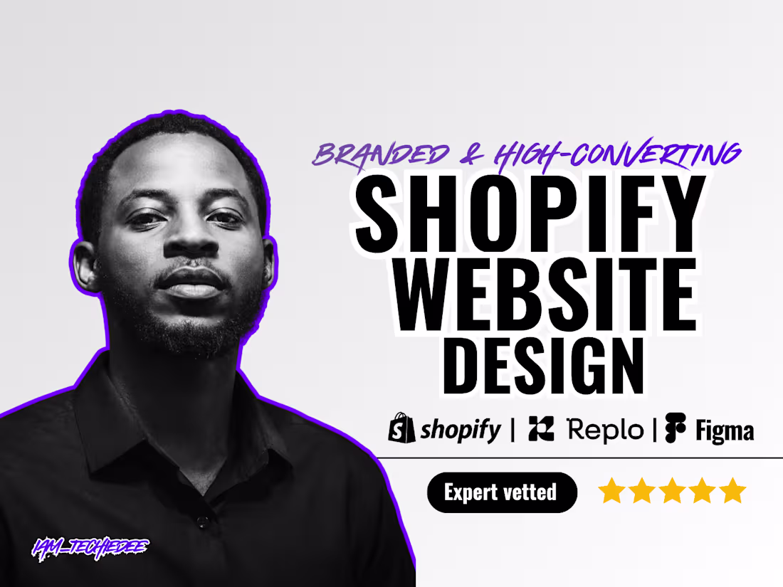 Cover image for build custom shopify website and redesign shopify store
