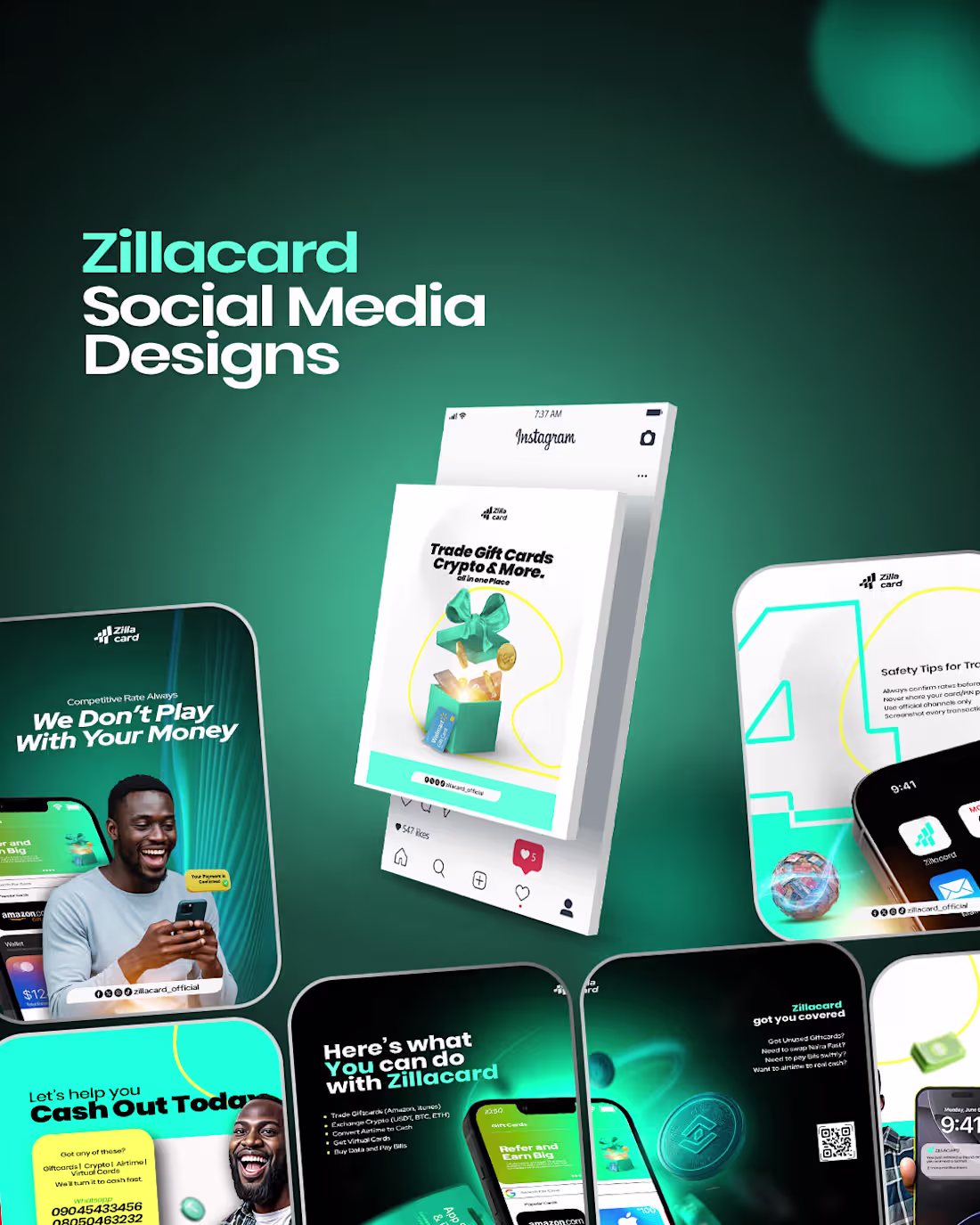Cover image for Zillacard Instagram Carousel Design