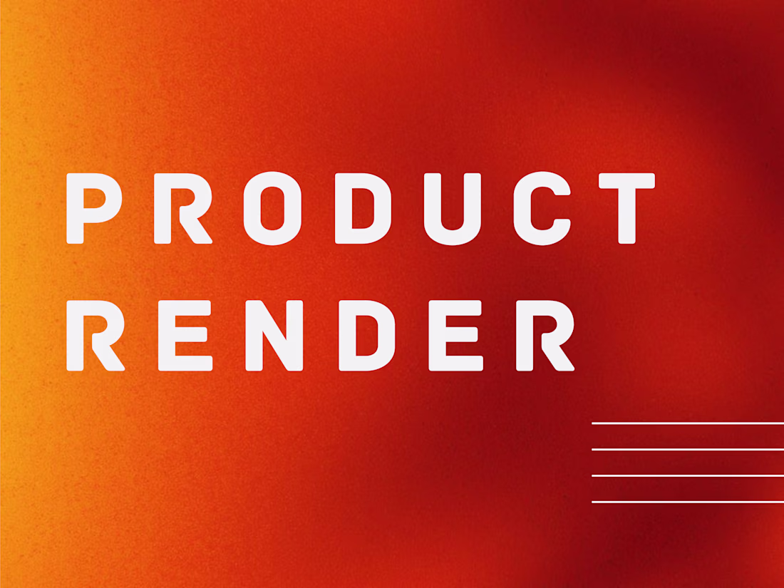 Cover image for Product Rendering