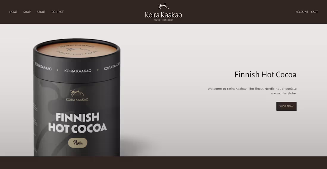 Cover image for eCommerce store for a Finnish