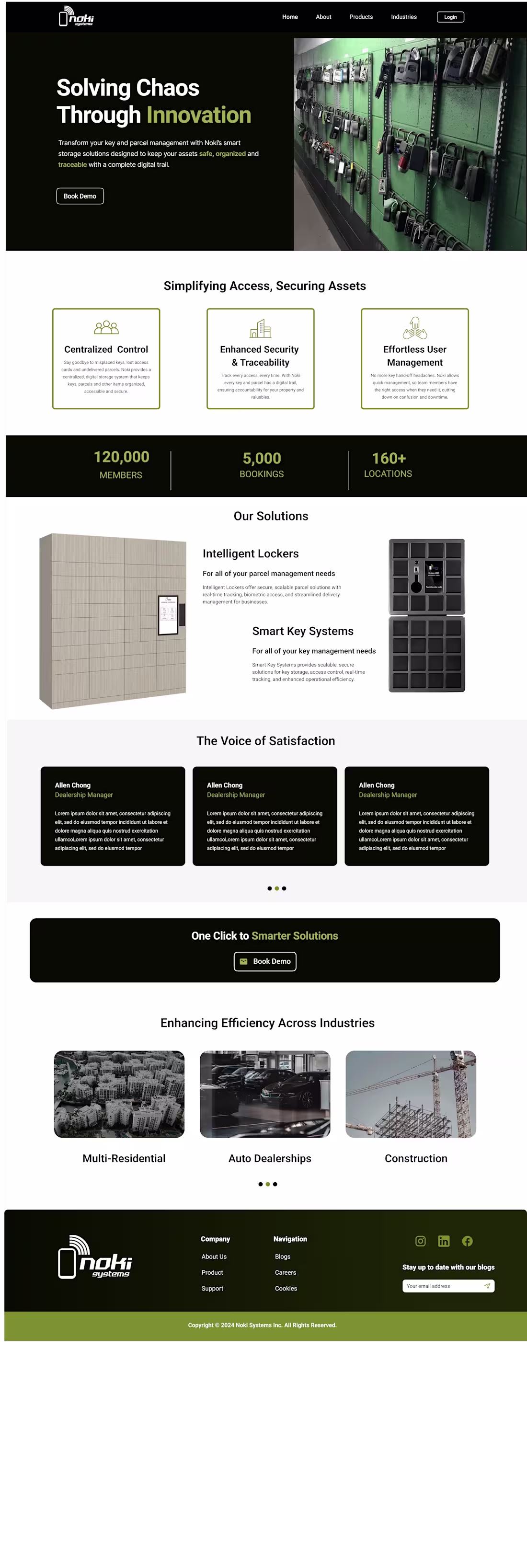 Cover image for Noki Systems Website Design