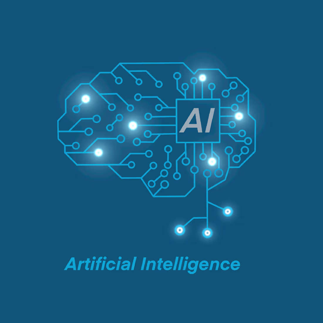 Cover image for Futuristic circuit brain representing artificial intelligence 