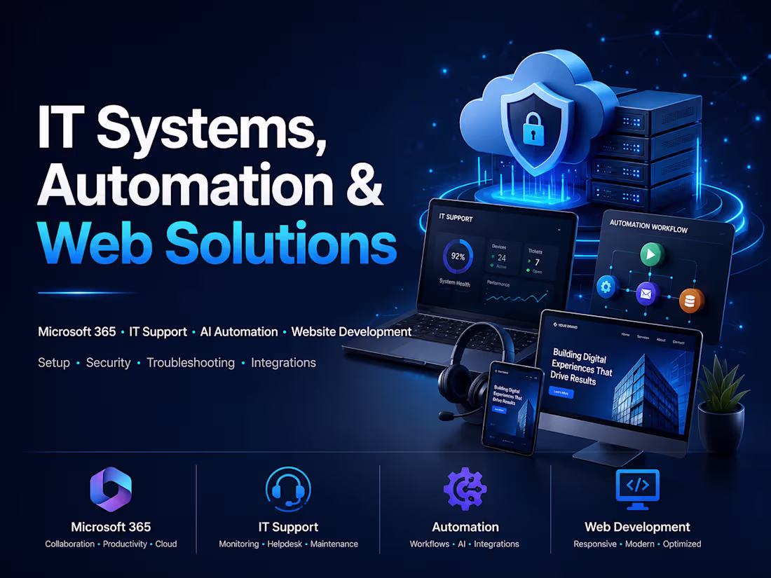 Cover image for IT Systems, Automation & Web Solutions
