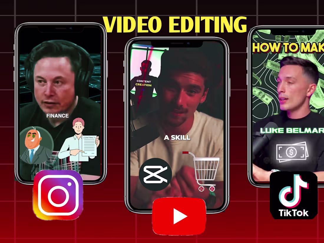 Cover image for I will edit video for any social media