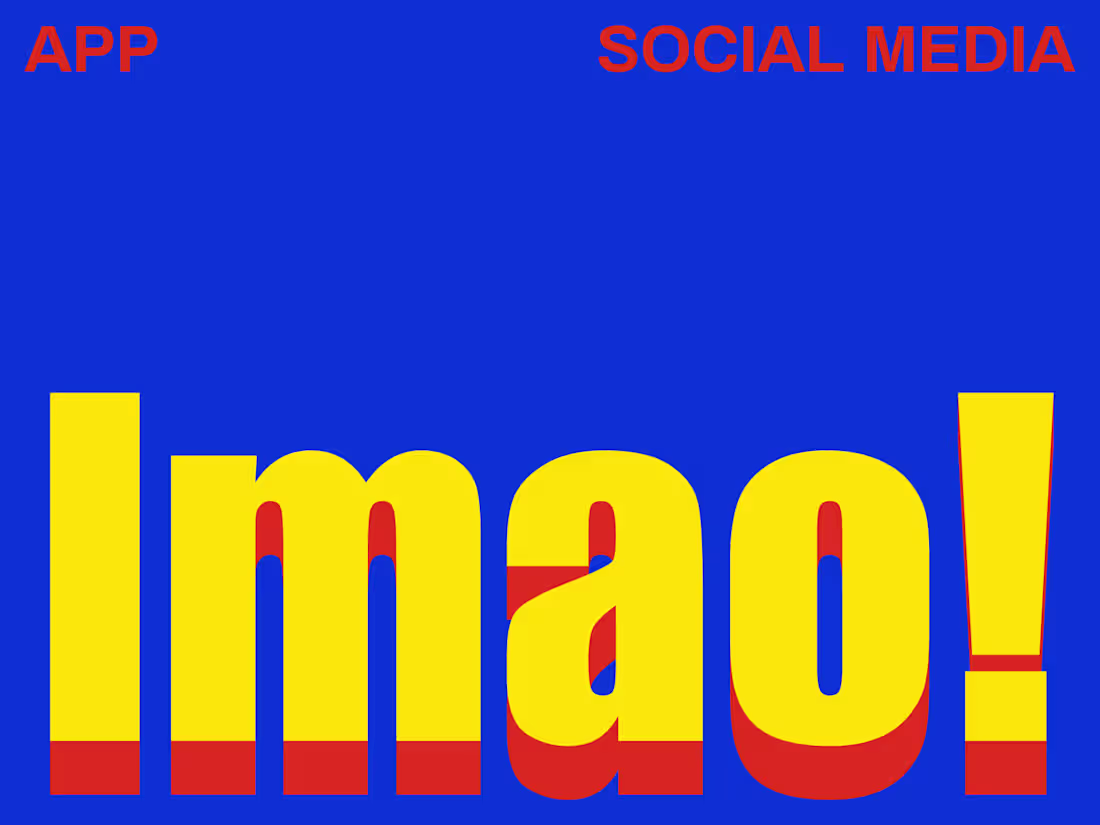Cover image for Lmao! | Social media for memes on Behance