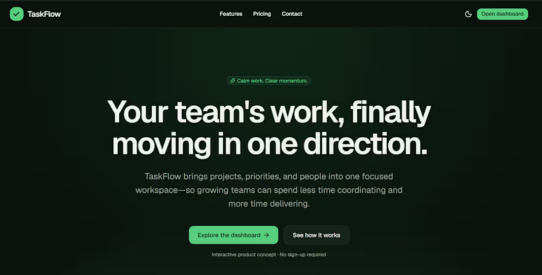 Cover image for SaaS dashboard and marketing website