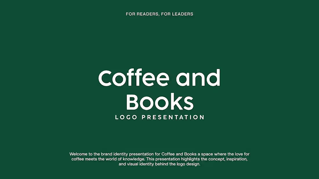 Cover image for Coffee & Books – Brand Identity Design
