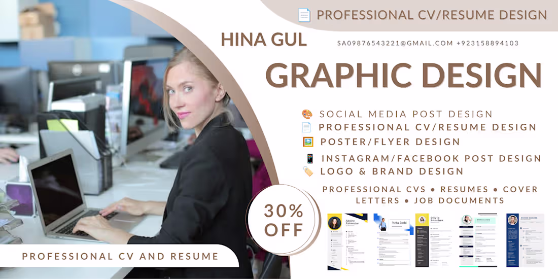Cover image for Premium ATS-Friendly CV Creation & Editing ✨