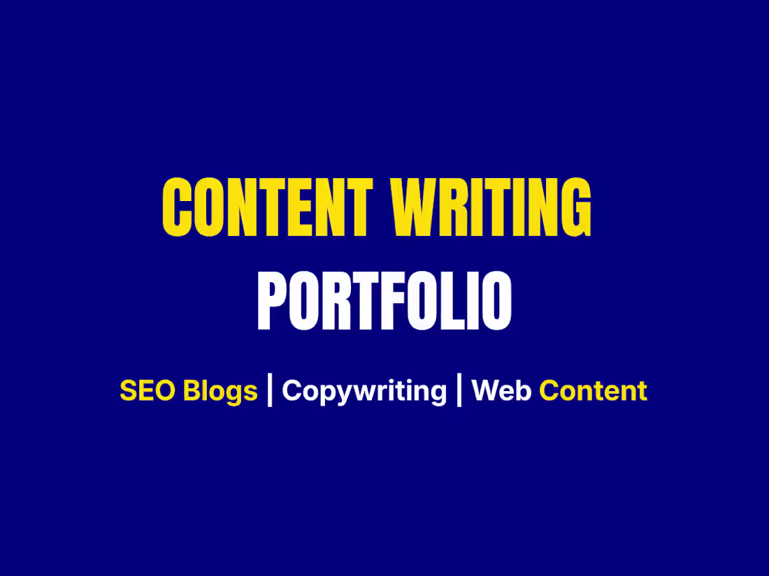Cover image for I create engaging, clear, and SEO-friendly content that attr...