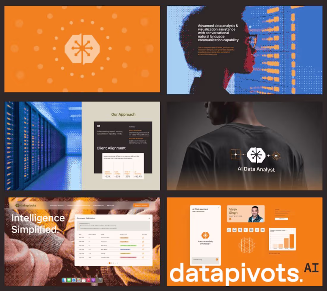 Cover image for Data Pivots | Visual Identity & Website design for a B2B AI ...